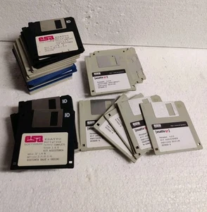LOTTO 50" FLOPPY DISK 3,5" HD 1,44 MB + Dischi floppy 3,5" - ESA SOFTWARE Floppy - Photo 1/3