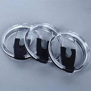2 Pcs Vacuum Lid Travel Mug Cup Cover Replacement Lids for Tumblers - Picture 1 of 12