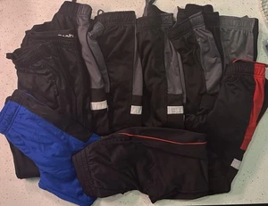 10 PAIRS Boys Athletic Pants Joggers Size 8 Reebok Athletic Works Knit - Picture 1 of 15