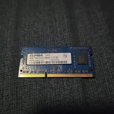 ELPIDA 4GB 1Rx8 PC3-12800S Laptop Memory Tested US Seller - Image 1 of 2