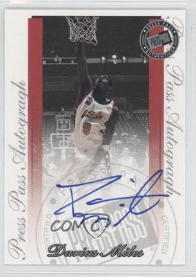 2000 Press Pass Signature Edition Auto Silver /500 Darius Miles Rookie Auto RC - Image 1 of 2