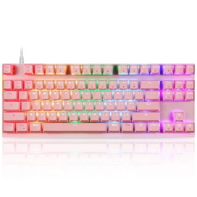 Professional Gaming Mechanical Keyboard RGB Led Backlit Wired with Anti-Dust ... - Image 1 of 4