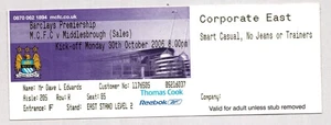Manchester City v Middlesbrough 2006-2007 Premier League 30/10/2006 - Imagen 1 de 2