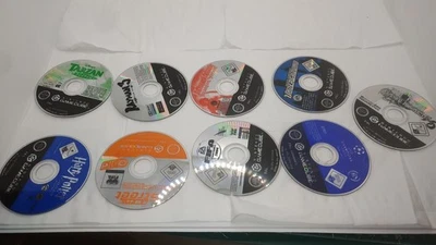 DISC ONLY PAL Nintendo Gamecube GC NGC Games 9 CDs Rayman Final Fantasy Harry - Bild 1 von 2