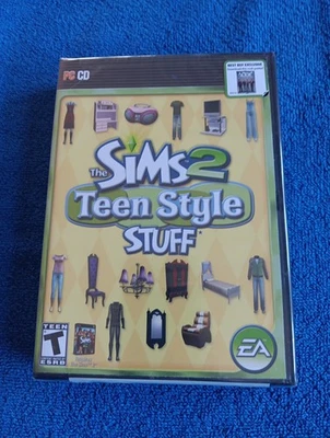 The Sims 2 Teen Style Stuff PC CD Game NEW in factory sealed Electronic Arts - Image 1 of 2