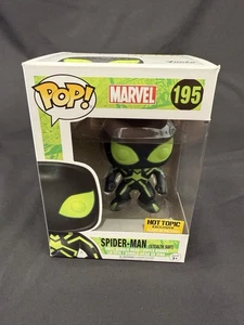 Funko POP! Marvel: Spider-Man (Stealth Suit)(Hot Topic)(GiTD)#195 Vaults - Bild 1 von 7