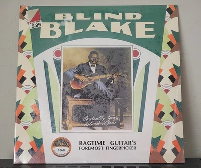Blind Blake - Ragtime Guitar's Foremost Fingerpicker Vinyl LP SEALED Yazoo RARE - Image 1 of 4