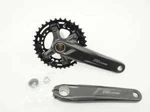 ¡NUEVO! Juego de bielas para bicicleta de montaña Shimano Deore FC-M4100-2 2x10S 36/26T 175 mm - Imagen 1 de 9