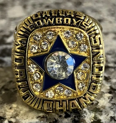 1971 DALLAS COWBOYS SUPER BOWL VI CHAMPIONSHIP RING! STAUBACH SIZE 11! - Image 1 of 3