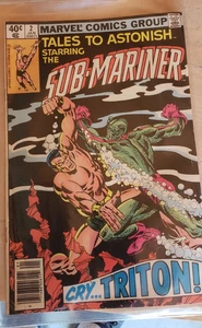 Sub-Mariner #2 (1968) Copertina Triton! Tales to Astonish MH 925 - Foto 1 di 1