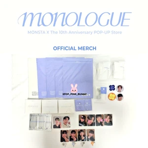 [ON HAND] MONSTA X THE 10TH ANNIVERSARY POP-UP STORE MONOLOGUE OFFICIAL MERCH - Picture 1 of 42