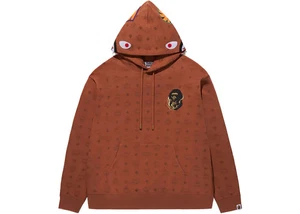 Gr. M - BAPE x MCM Hai Pullover Hoodie braun BAPE-TSDJXMGR gebraucht - Bild 1 von 1