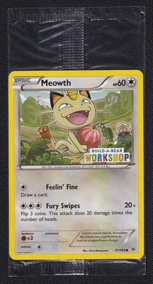 Pokemon Meowth Build-A-Bear Promo Card Sealed - Image 1 of 3