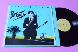 BATTIATO LP PATRIOTS 1981 CON INNER TESTI - Imagen 1 de 1