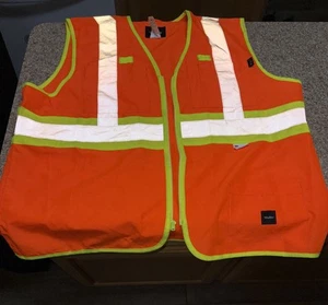 HI-VIS ANSI II Premium Safety Vest, Walls 3M Hi-Vis Orange, 2XL - Picture 1 of 9