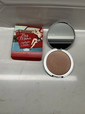 theBalm Big Mama Highlighter & Shadow Makeup Bronze Face Powder Compact - Image 1 of 2