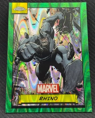 Rhino 2024 Topps Chrome Marvel Green Raywave Refractor 45/99 #69 - Image 1 of 2