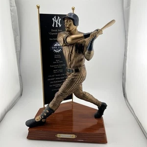 Bradford Exchange Derek Jeter Bronce Fundido en Frío Tributo Escultura LEER - Imagen 1 de 7