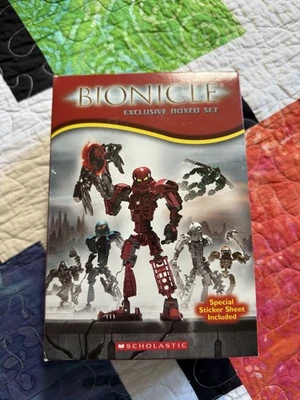 Lego Character Bionicle Exclusive Boxed Set of 8 Books With Stickers Scholastic - Image 1 of 4