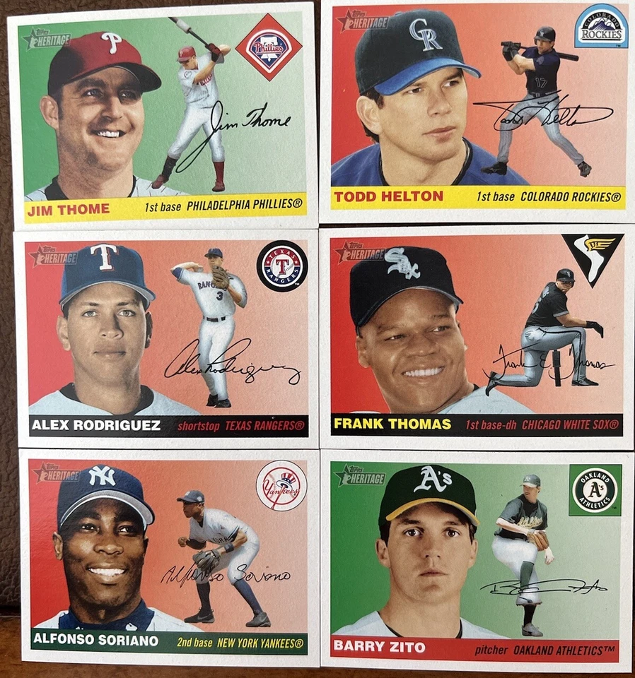 2004 Topps Heritage Complete Your Set 1-475, SP - You Pick - Image 1 of 1