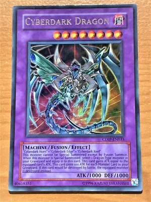 yugioh Cyberdark Dragon CDIP-EN035 Unlimited Edition Ultra Rare near mint - Image 1 of 4