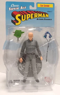 FIGURA DE ACCIÓN CLÁSICA DE LA EDAD DE PLATA LEX LUTHOR SUPERMAN SERIE 1 DC DIRECTA SIN ABRIR Foto 1 de 4