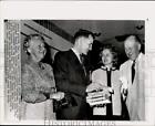1965 Press Photo Astronaut Edward White, Family Arrive for Texass Conference