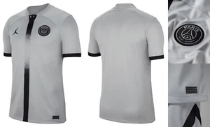 Nike Jordan $110 Paris Saint-Germain Soccer Futbol 2022/23 Away Jersey XL gray - Picture 1 of 6