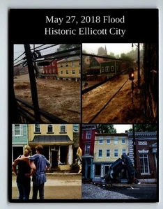 Postkarte Ellicott City, MD und Hochwasser 2018 - Bild 1 von 2