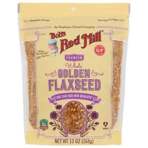 Bob's Red Mill Premium Whole Golden Flaxseed 13 oz Pkg - Picture 1 of 2