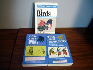 set3 Peterson Field Guides Trees Shrubs Eastern Birds WILDFLOWERS PB - Picture 1 of 2