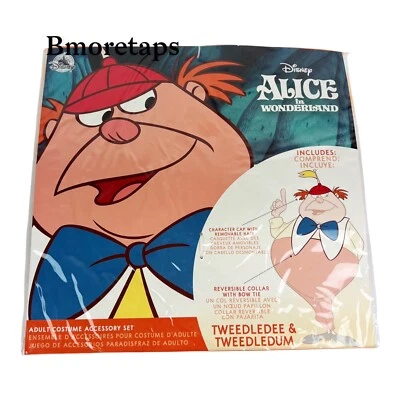 DISNEY Tweedledee/Tweedledum Adulto Disfraz Accesorios Alicia en el País de las Maravillas NUEVO Foto 1 de 4