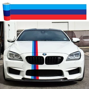 BMW M MOTORSPORT Deko Aufkleber Streifen Sticker 3 Farben - verschiedene Größen - Bild 1 von 5