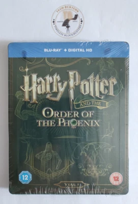 Harry Potter and the Order of the Phoenix Blu-ray Steelbook * SEE DESCRIPTION * - Image 1 of 4