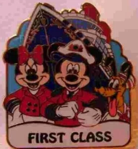 Spilla 12941 DCL prima classe nome nave linea crociera esclusiva Topolino Pluto Minnie LR - Foto 1 di 1