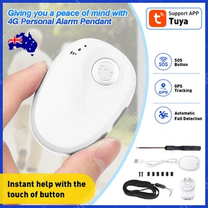 Personal Medical Alarm Pendant for Seniors Elderly SOS Button GPS Fall Detection - Picture 1 of 16