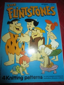 Folleto vintage de punto de los Picapiedra para adultos y niños - años 90 - Imagen 1 de 2