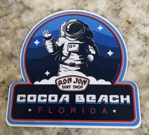Ron Jon Surf Shop Cocoa Beach, Florida Sticker Decal Astronaut  - Picture 1 of 1