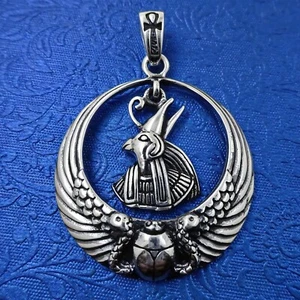 Ägyptischer Horus Gott Ankh Anhänger 925 Silber - Bild 1 von 2