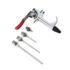 5PCS Air Blow Gun Air Compressor Tool Inflation Needle Nozzle Gun Kit Set