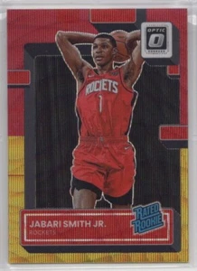Jabari Smith Jr. Rockets 2022-23 Panini Optic Red & Gold Wave Rookie /99 #240 - Picture 1 of 2