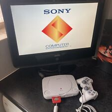 Sony Playstation 1 PSONE Console Bundle Official Controller & Games Please Read!