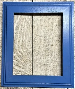 F10-513 1-3/4" Wildflower Blau Holz Bilderrahmen Jede Größe - Bild 1 von 2