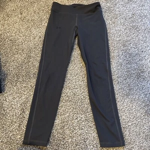 Under Armour Girls Youth Medium Dark Gray Soft Leggings GUC - Picture 1 of 5