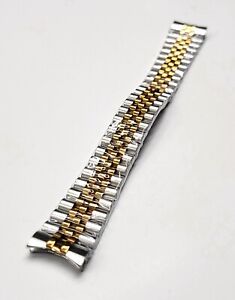 ♛ 20mm 2-TONE 'Seamless' Jubilee Bracelet w/ Solid End Links fits ROLEX!