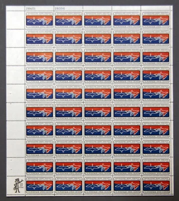 US Stamps 1966 Mint Sheet 5 cent "Migratory Bird Treaty" Mar 16th MNH SC# 1306 - Image 1 of 4