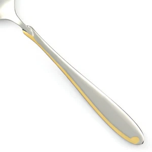 Mikasa ESTASI Stainless 18/8 Gold Accent Alessandro Silverware CHOICE Flatware - Picture 1 of 17