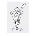 Large Ice Cream Sundae Temporary Tattoo To00057293