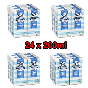 Devondale 100% Pure Full Cream Kids Long Life Milk No Preservatives 24 x 200ml - Picture 1 of 10