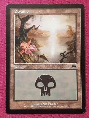 Magic The Gathering ONSLAUGHT SWAMP 341 land card MTG - Image 1 of 2